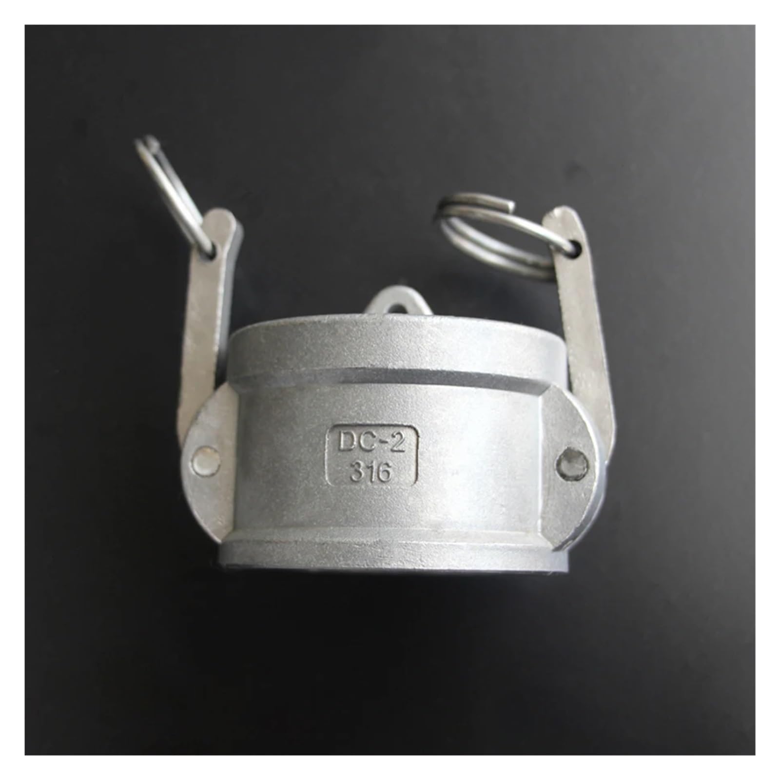 Tapa de extremo de 1/2" tipo C Camlock Acoplamiento de desconexión rápida 304/316 Ranura de leva Stianless(304,C_2-1/2")
