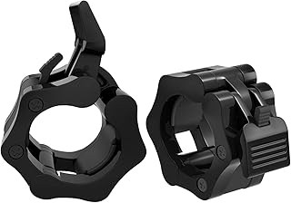 Best MoKo Clamps Collars, Quick Release Pair of Locking 1 inch or 2 inch Professional Weight Locks Collar Clips Great for Workout, Weightlifting, Fitness & Strength Training Review 