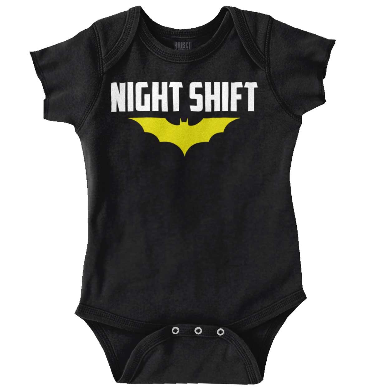 Night Shift Funny Cool Comic Nerd Geek Hero Baby Romper Bodysuits