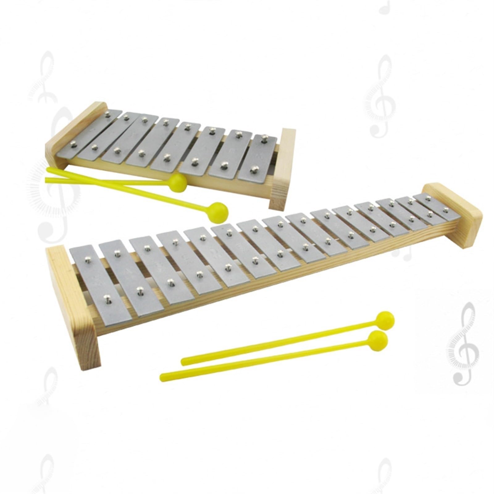 Xilofono Professionale Xilofono Professionale Strumento A Percussione Xilofono Con Piastra In Alluminio Xilofono A 8 Toni A 15 Toni(B15)