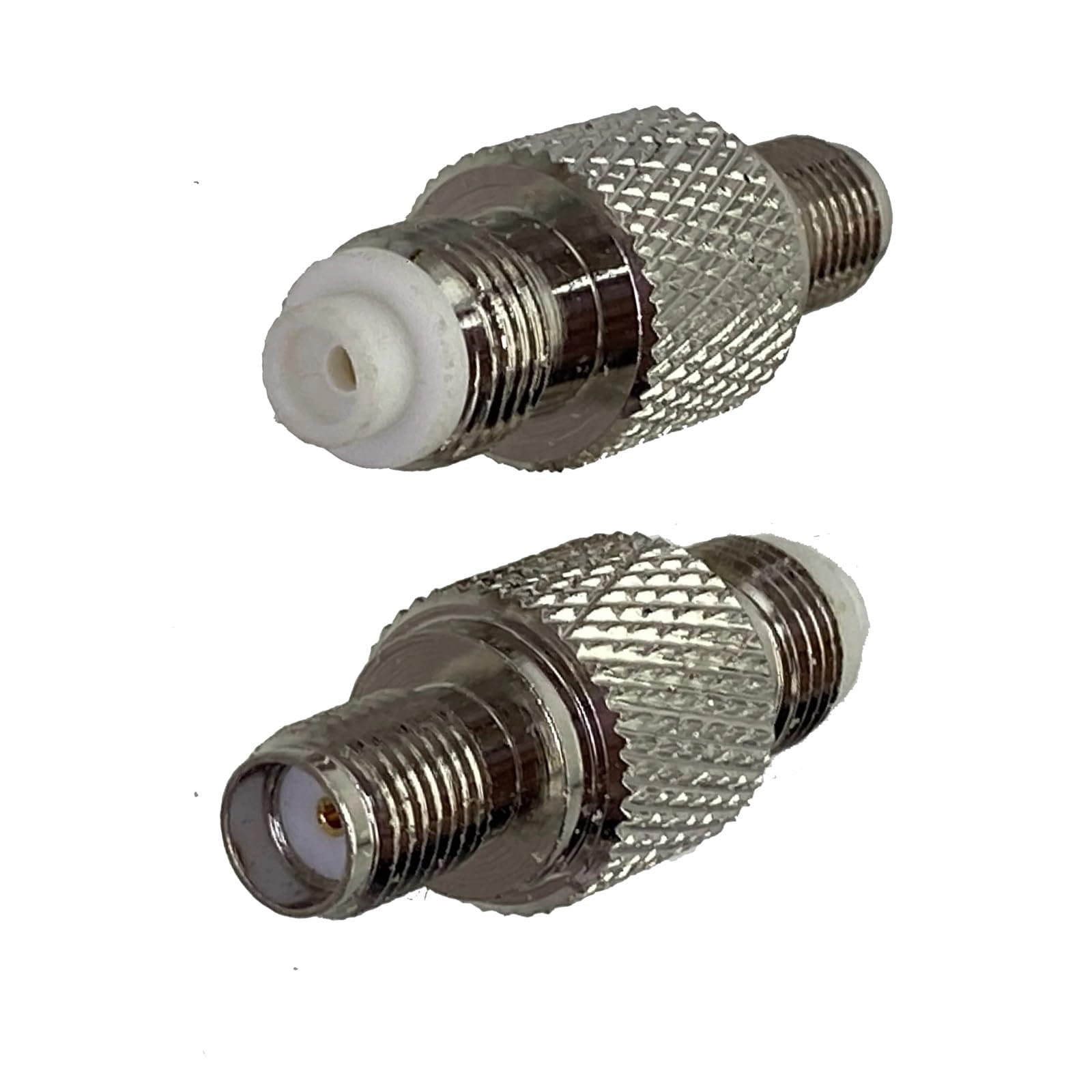 MXXDMOPD 1pcs Connector Adapter FME to SMA Male Plug & Female Jack RF Coaxial Converter Straight 50ohm Wire Terminal(Fme F to Sma F)