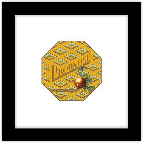 Trends International Gallery Pops Wonka Movie - Póster de pared con logotipo de chocolate Cartel Prodnose, 12.00 x 12.00 pulgadas, versión de marco