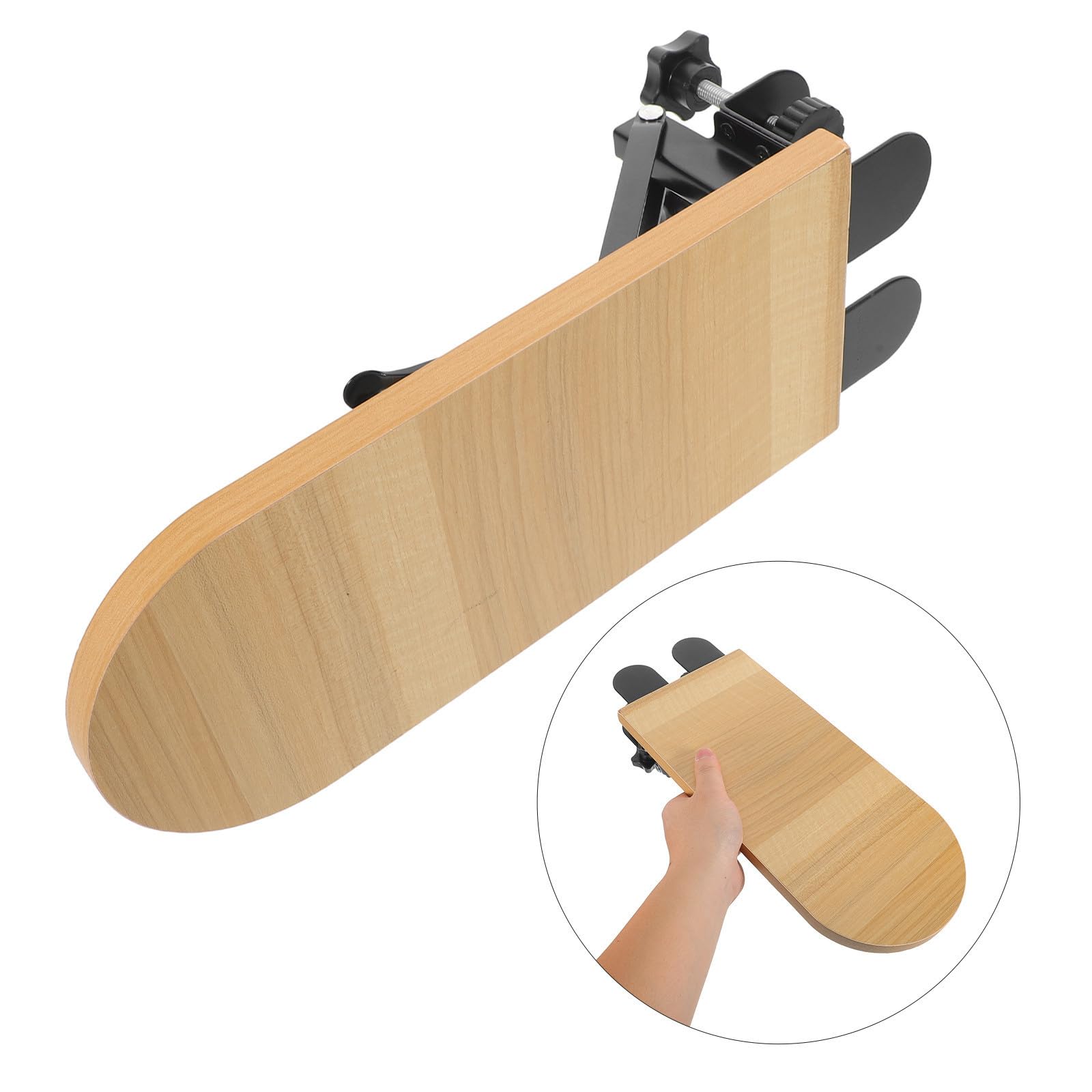 SHINEOFI Extensor Ergonómico del Reposabrazos para Escritorio Almohadilla de Apoyo para Codos Ajustable en Ángulo y Altura Adecuado para Oficina y Trabajo