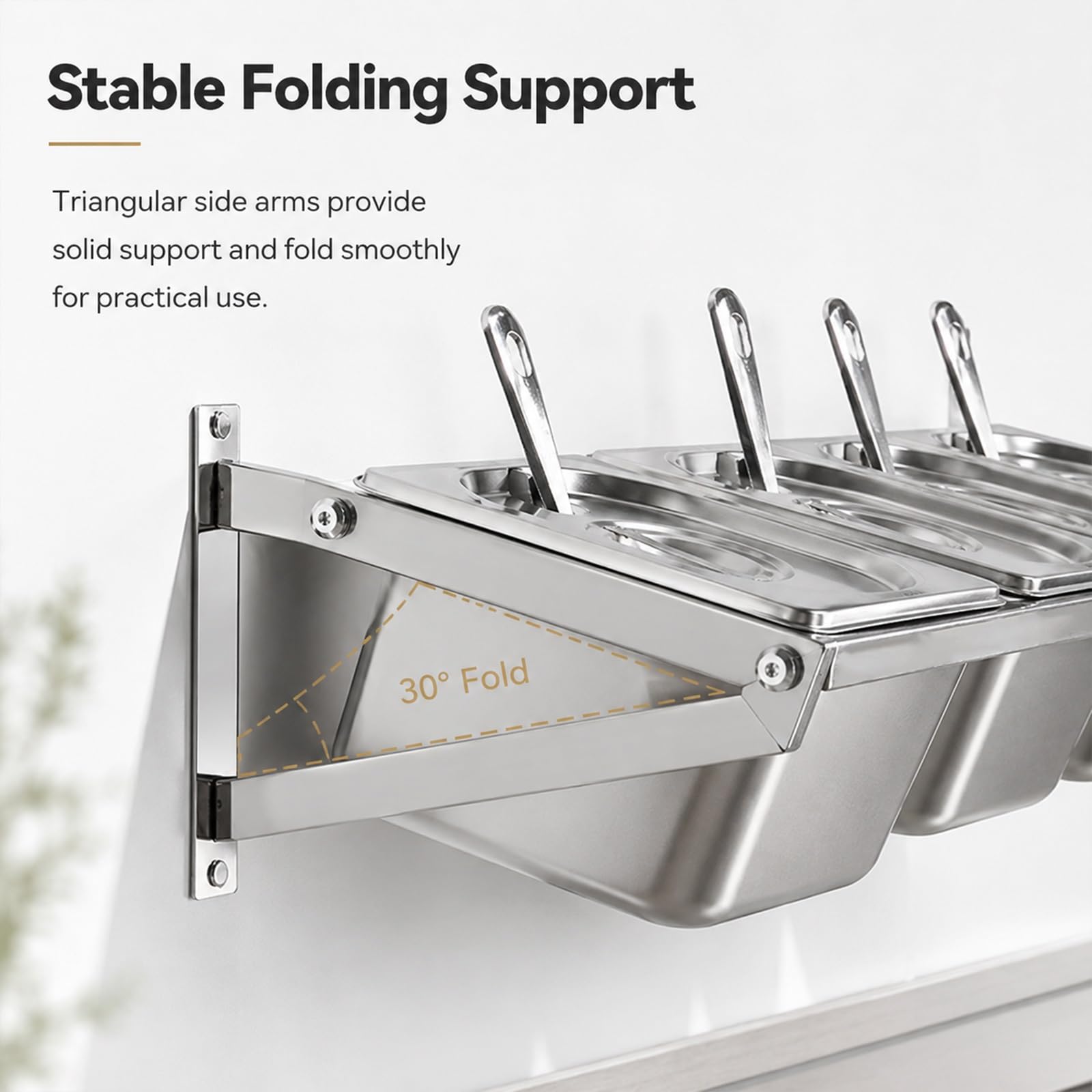 Contenitori spezie a parete salvaspazio con coperchio cucchiaio, scatola spezie rimovibile, org spezie in acciaio inox, per ristorazione cucina(7 Grids)