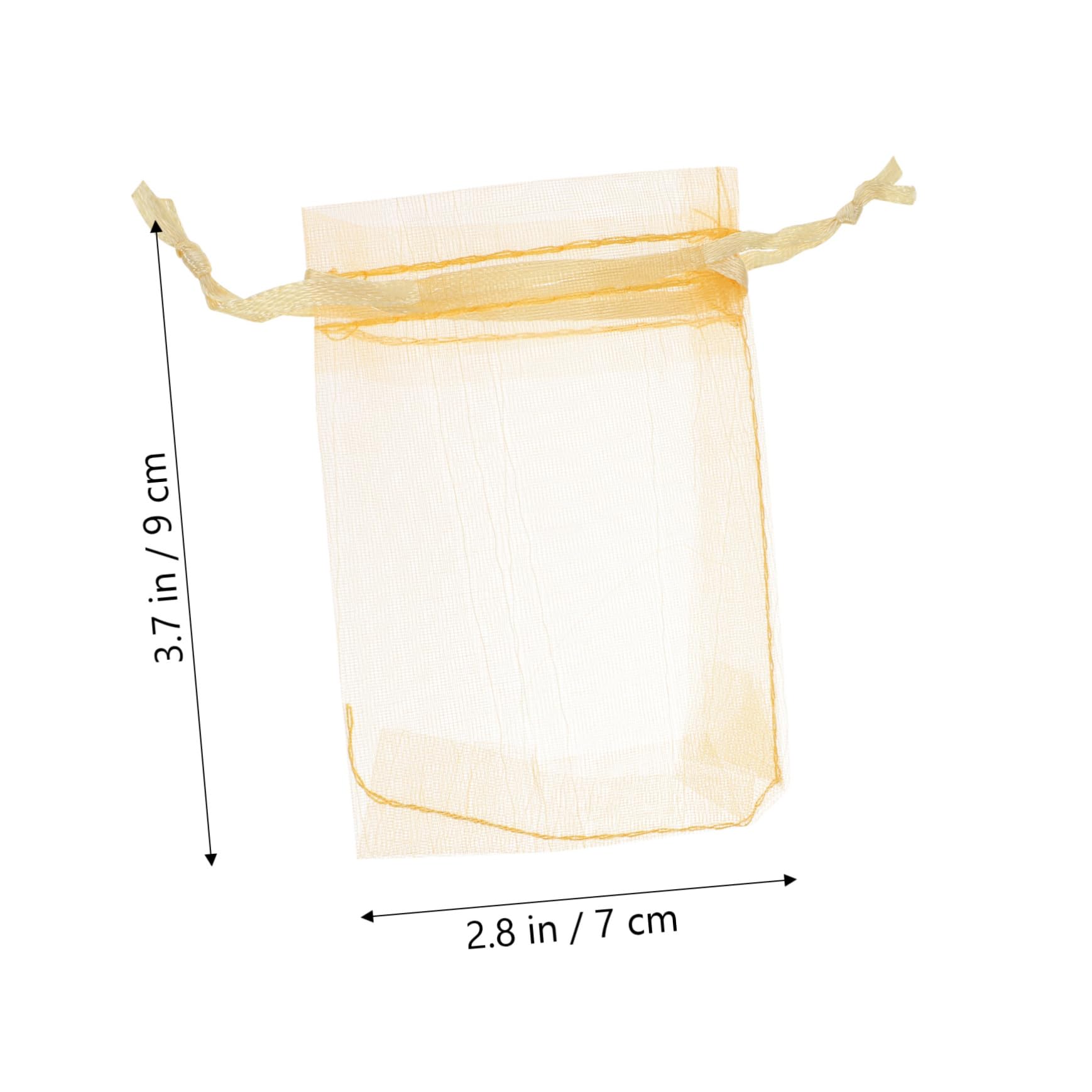 100 Pezzi Sacchetto in Organza Piccoli Sacchetti Di Organza Buste Per Gioielli o Di a i Per Gioielli Borse Per Coulisse Borsetta
