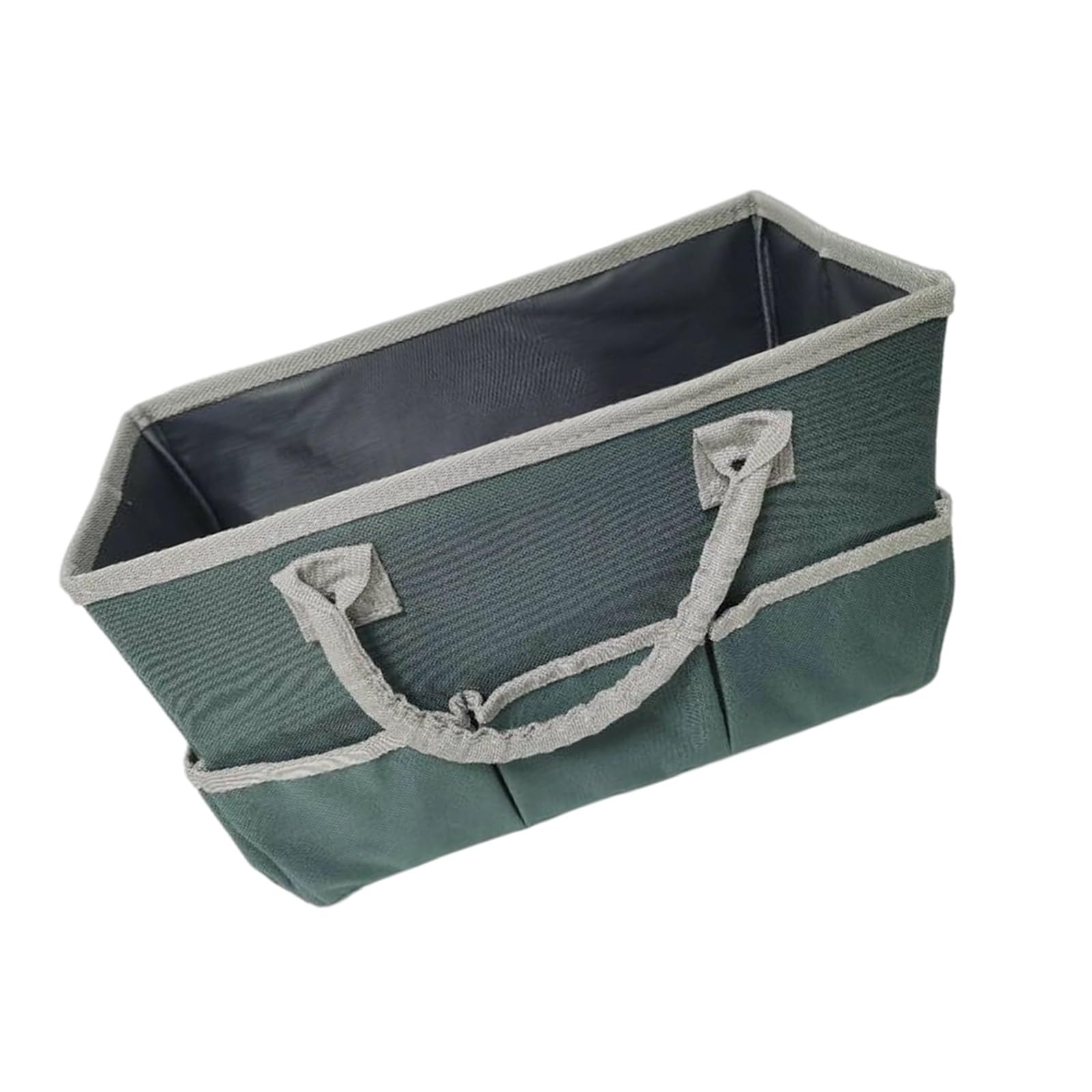 Carotoe Light Green Foldable Storage Bag For Outdoor Indoor Use Sturdy Oxford Fabric Gardening Supplies Organizers Garden Tool Organizers Pouches