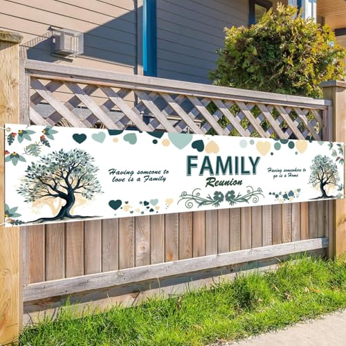 Family Reunion Banner We are Family Yard Banner Sign for