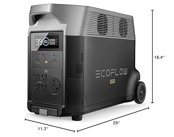 Amazon.com: EF ECOFLOW Portable Power Station 3600Wh DELTA