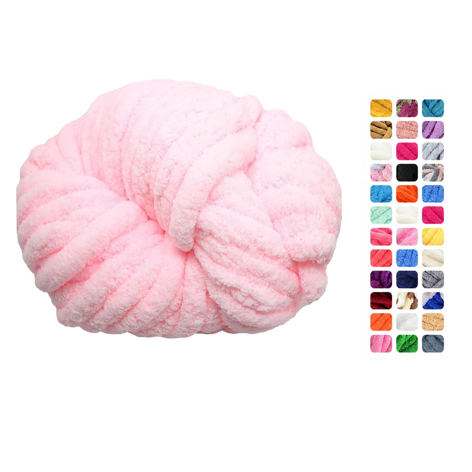 Maxee Dicke Wolle Garn 250g, Sperrige Armstricken Wolle, Soft Arm Knitting, XXL Grobstrick Weiches Wollgarn, zum Häkeln für Decke, Perfekt zum Weben von Haustier Nest, Decken, Zierkissen