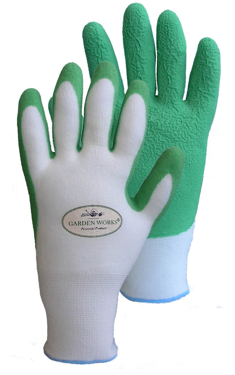 Bamboo Fit Garden Gloves, Green, Medium