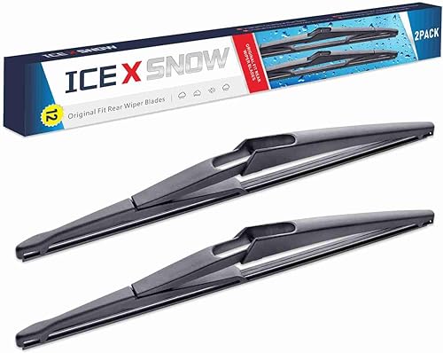 Limpiaparabrisas trasero de 12 pulgadas de repuesto para Mercedes R350 13-06 ML550 14-08 GLK350 GL550 GL350 15-10, C-MAX 18-13, Civic 05-02 (12-J),