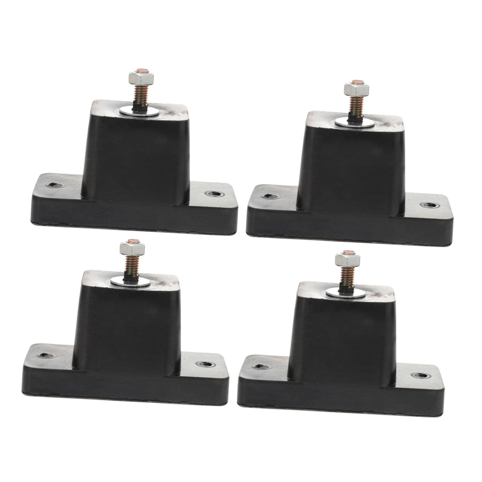 Supporti Antivibranti Condizionatore 4pezzi Gomma Nero per Unita Esterna | Vacanze Estive, Accessori Condizionatore, Support Holder Robusto, Semplice Installazione