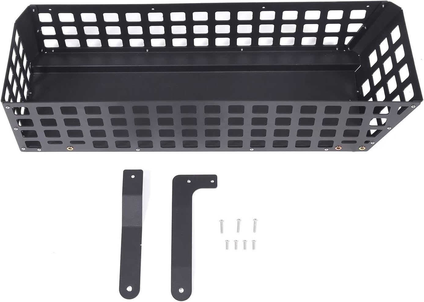 TOYCIDFG for Mercedes Benz G Class W463 2007-2018 Trunk Storage Holder, Rear Storage Organizer, Aluminum Alloy Multifunctional Storage Mount for More Trunk Space (Left Side)