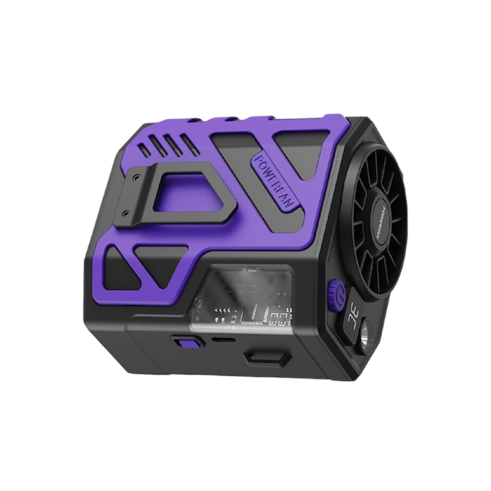 Jazuaiao Belt Fan Waist Clip Fan Wearable Cooling Rechargeable 6000mAh Battery Suitable for and Home Use Wearable