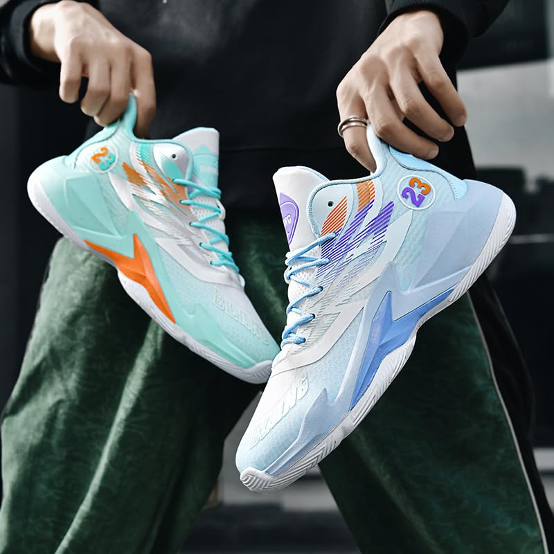 Womens Mens Basketball Shoes High Top Fashion Breathable Sneakers Lace Up Sport Outdoor Leightweight Non Slip Shoe2