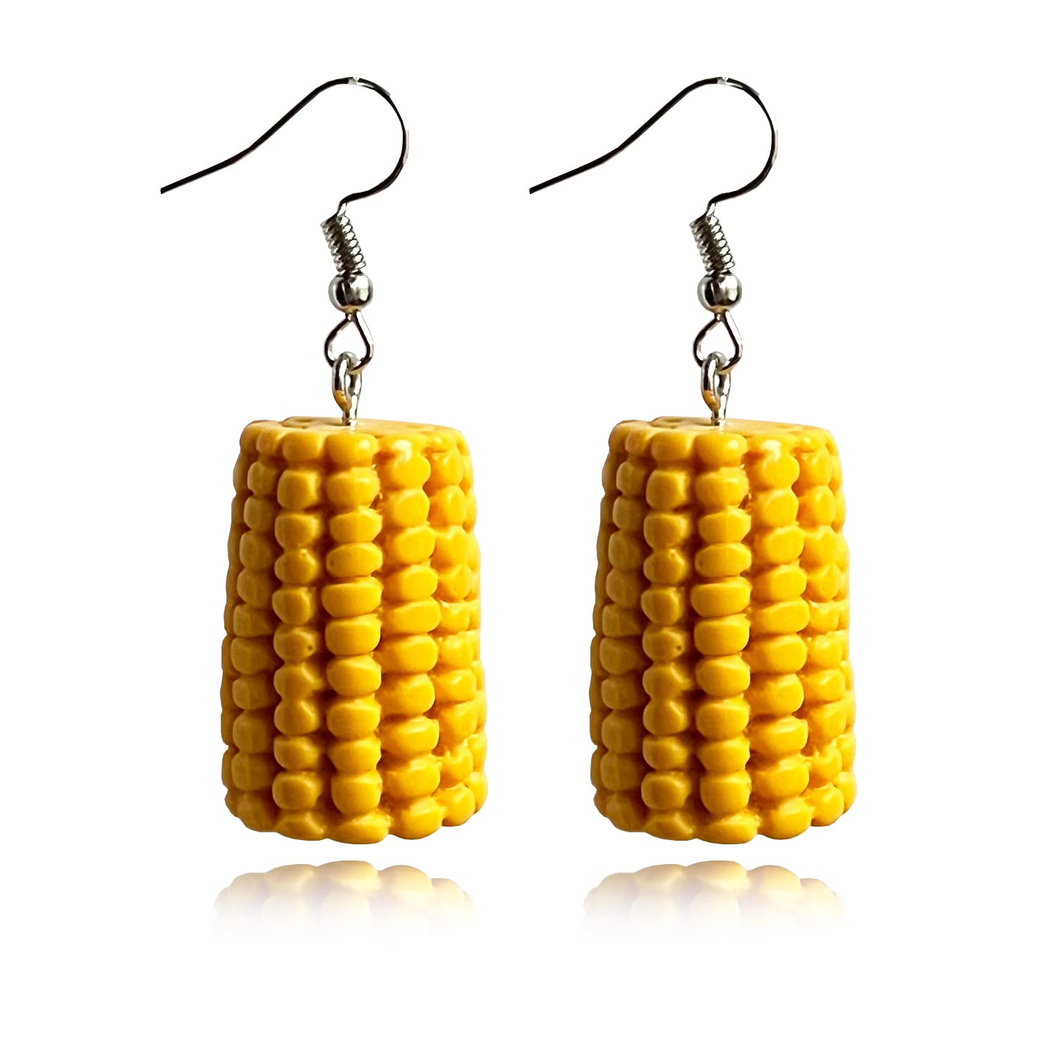 XYAYOUXYAYOU Custom Made Handmade Corn Food Fruit Vegetable Resin Drop Earring For Women