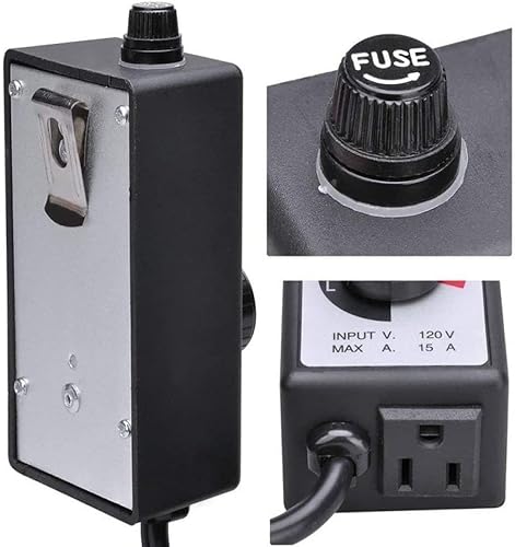 image for iPower Variable Inline Fan Speed Controller Electronic Blower Adjuster