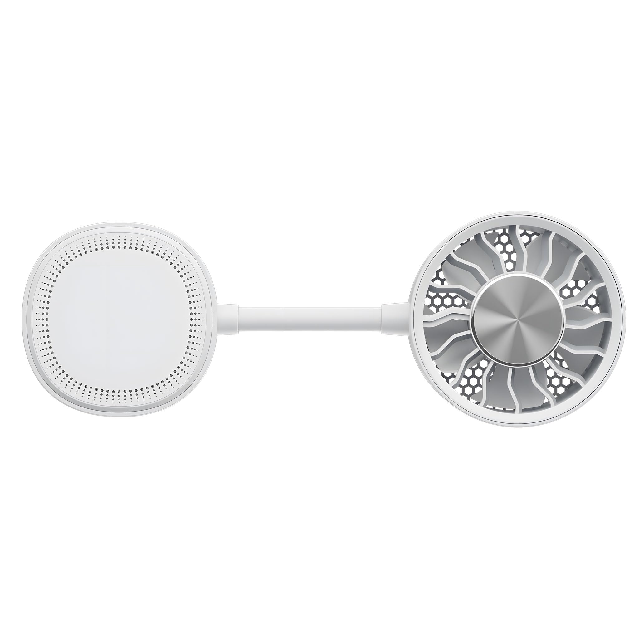 TAZIZI 4 in 1 Phone Attachment with Bendable Tube and Large Capacity Rechargeable Electricity Source Travel Tiny Fan