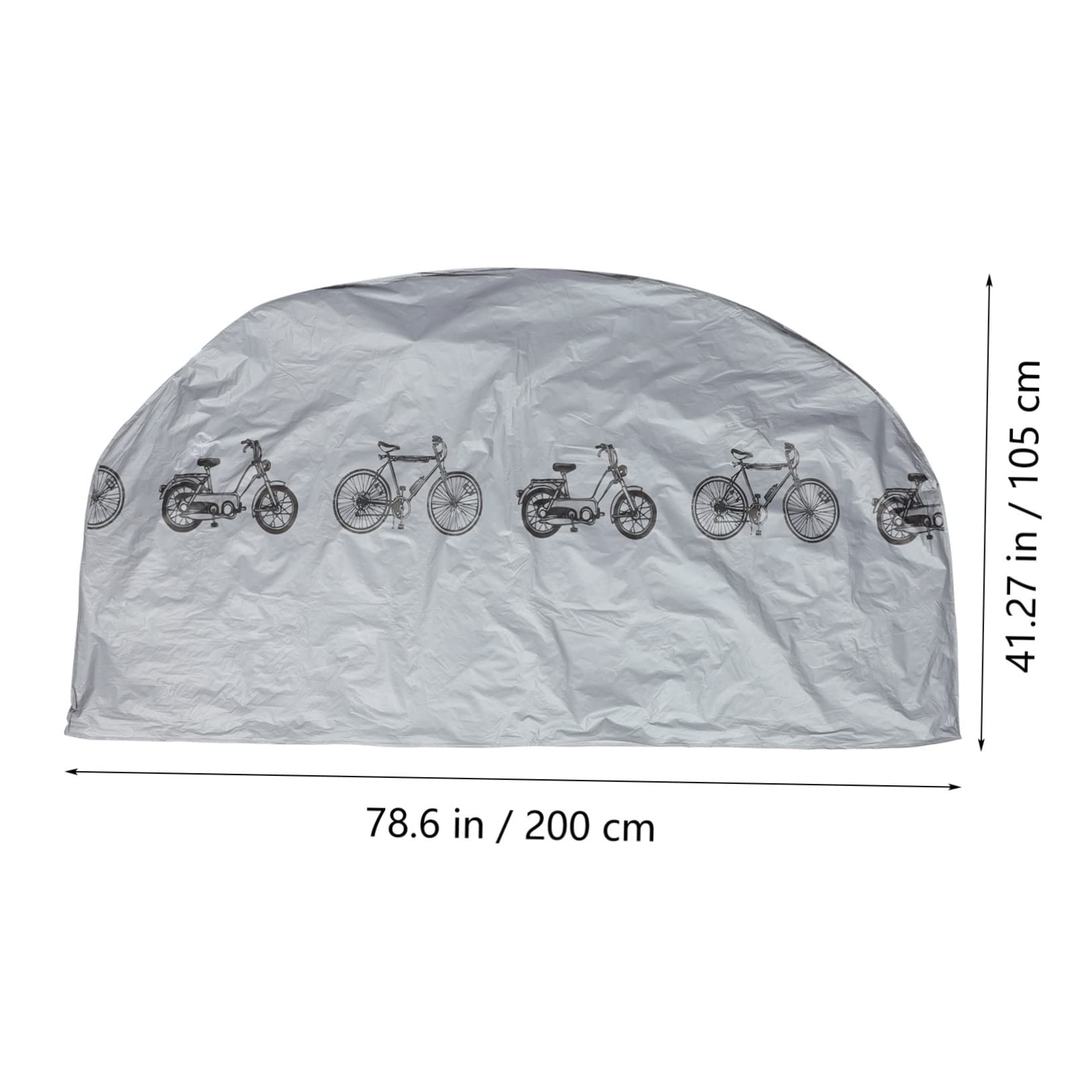 BESPORTBLE Bike Cover Portable Protective Storage for Mountain Bikes Outdoor Use Grey Durable All Against Rain and Scratches for Year