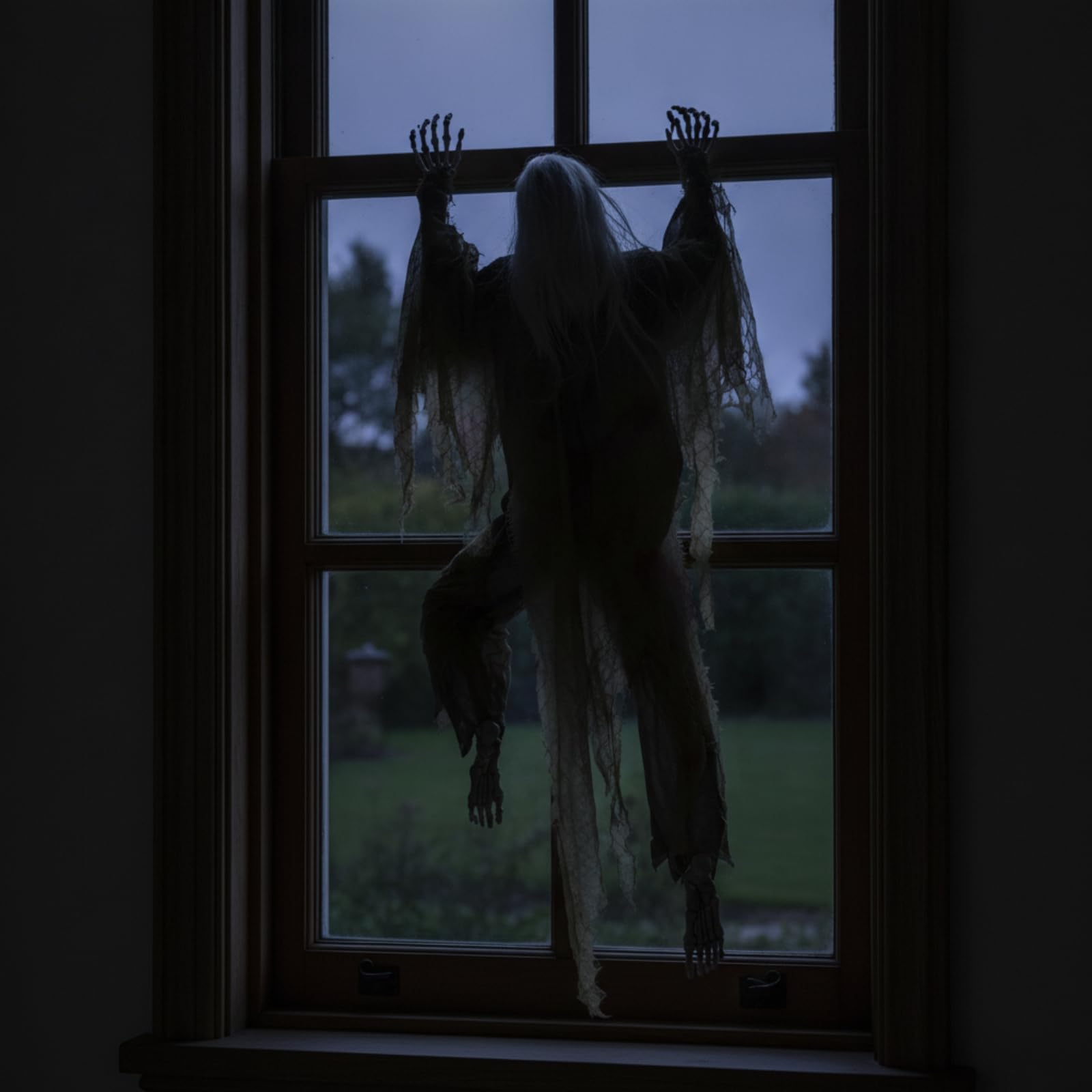 Fantasma con Capelli Lunghi Spaventoso