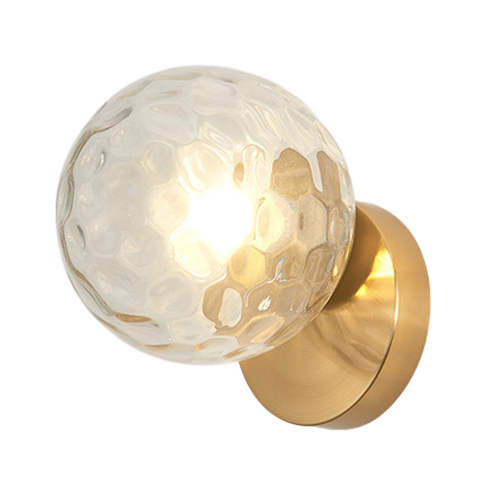 Aplique de Pared LED, Estilo Nórdico, para Dormitorio, Sala de Estar de Pared de Cristal, Iluminación Interior con Interruptor de Cadena para, Estilo b, Individual