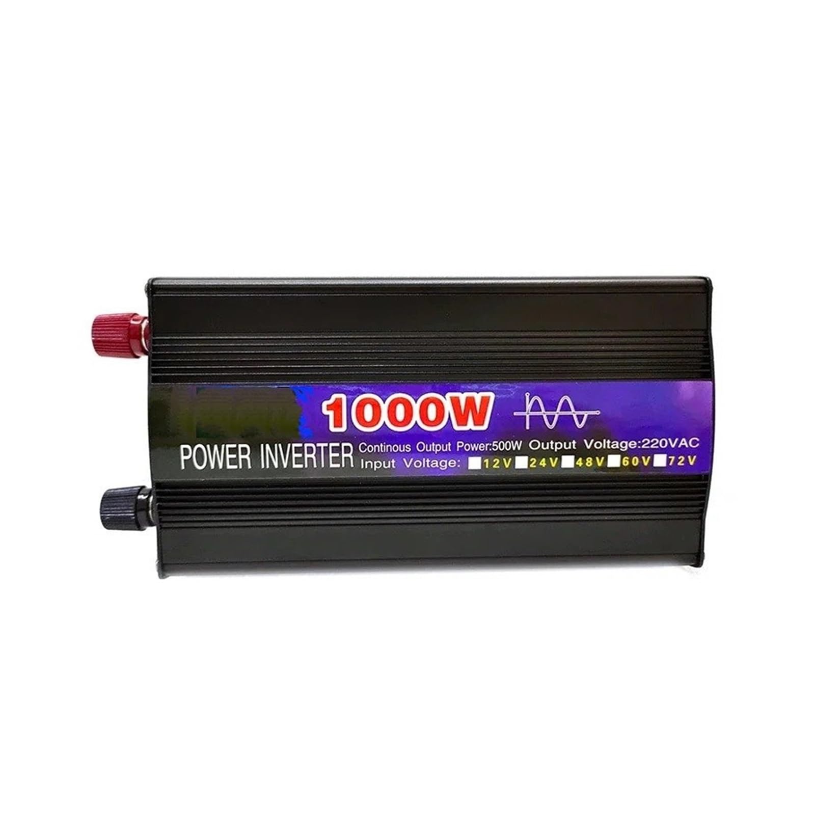 Convertidor Inversor Corriente Inversor Potencia Onda Sinusoidal Pura 1600W 1000W 2000W 2600W Convertidor Potencia Transformador Voltaje CC 12V 24V 48V 60V A CA 220V(60V,60hz 220V(210-230V),1000W)