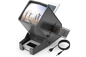 DIGITNOW! 35mm Slide Viewer, Vintage 3X Magnification LED Lighted 35mm Slide Viewer...