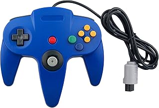 OSTENT Wired Controller Gamepad Joystick Joypad para Nintendo 64 N64 Console Videojuegos Color Azul