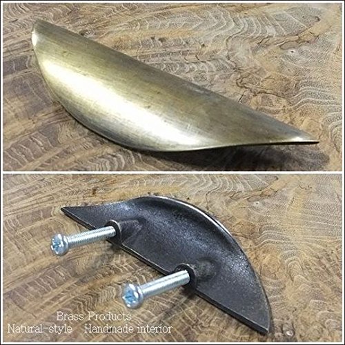 MANJA MTMET-065 【ゆうパケット】真鍮 取っ手 ドアノブ つまみ ハンドル アンティーク レトロ調 ナチュラル