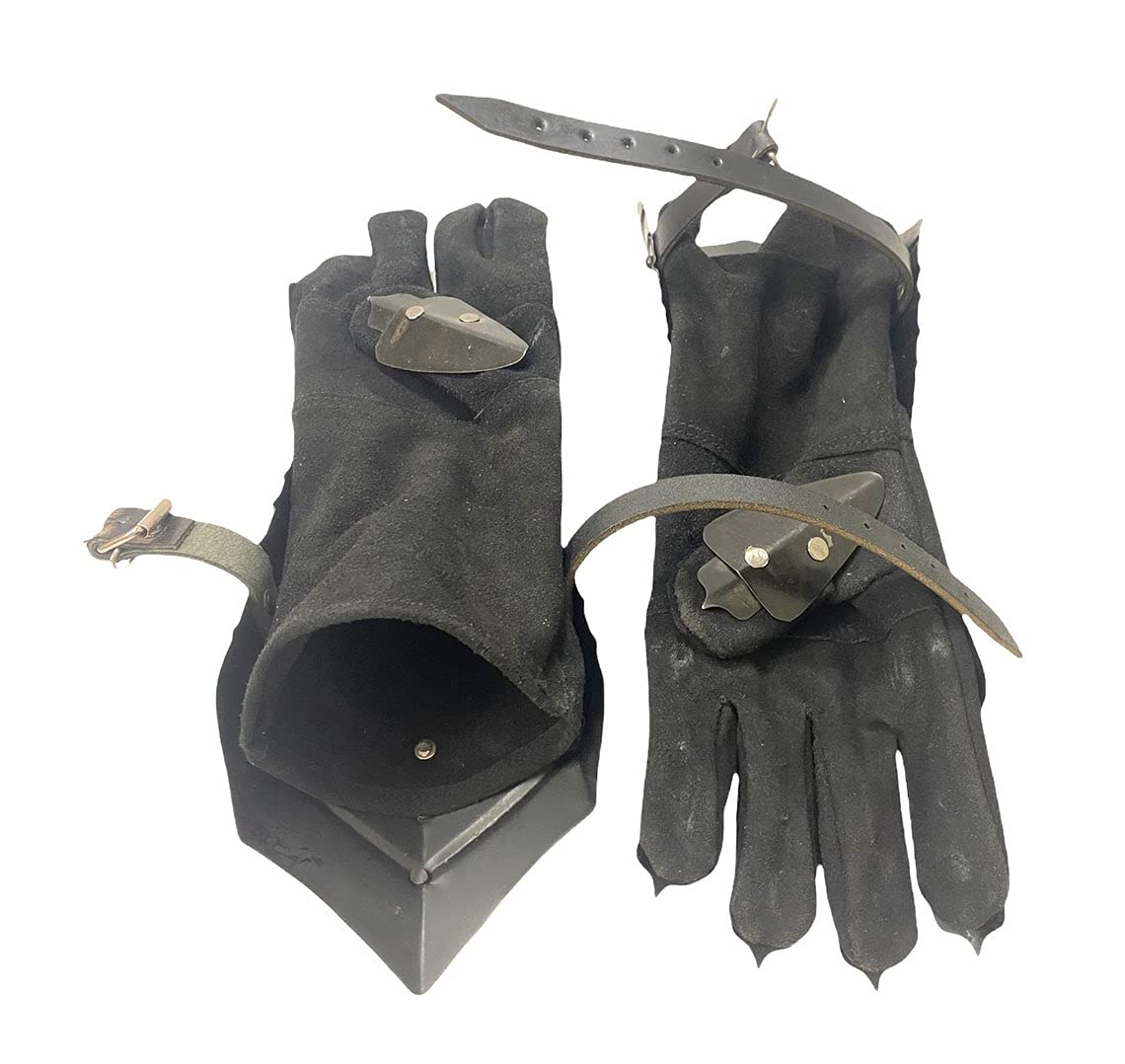 Guantes de armadura medievales, guantelete funcional usable, Guerrero, armadura Medieval, gran acabado plateado Guantes de armadura medievales, guantelete funcional usable, Guerrero, armadura Medieval, gran acabado plateado