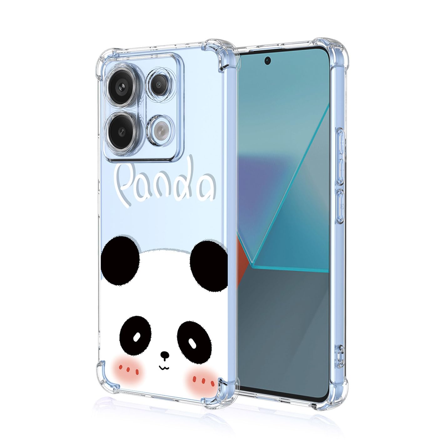 BORYA Silikon-Hülle Für Xiaomi Redmi Note 13 Pro 5G: Transparent, Farbverlauf, Stoßfest, Kratzfest, Ultra Dünn