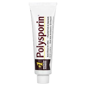 Polysporin First Aid Antibiotic Ointment Without Neomycin Travel Size 1 Oz Tube