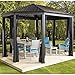 Produktbild Sojag Aluminium Pavillon Überdachung Gazebo Komodo 12x18 // 363x546 cm (BxH) // Sommer-Pavillon und Gartenlaube mit Hard-Top Dach