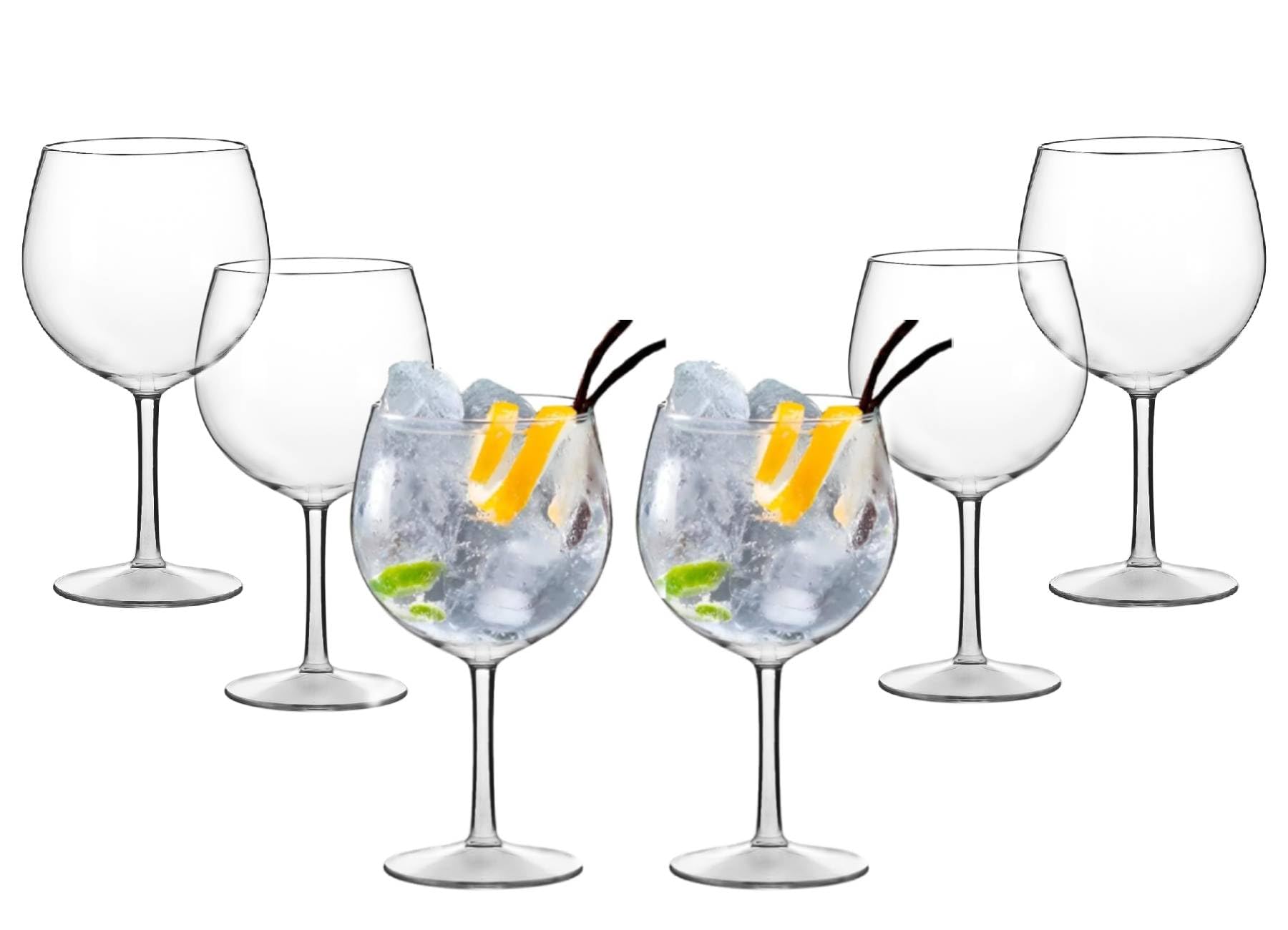 M.W. Gin-Tonic-glazen van hard plastic van Tritan®, onbreekbaar, herbruikbaar, wasbaar, BPA-vrij 70 cl, set van 8 stuks, Gin-Tonic Priemium, perfect voor cocktails M.W. Gin-Tonic-glazen van hard plastic van Tritan®, onbreekbaar, herbruikbaar, wasbaar, BPA-vrij 70 cl, set van 8 stuks, Gin-Tonic Priemium, perfect voor cocktails