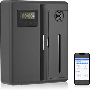 Smart Aroma Diffuser App,200ml Wasserloser Diffuser zon Ätherische Öle bis 200㎡ 30H,Smart Luftbefeuchter mit LCD-Display für Schlafzimmer Kinderzimmer und Pflanzen