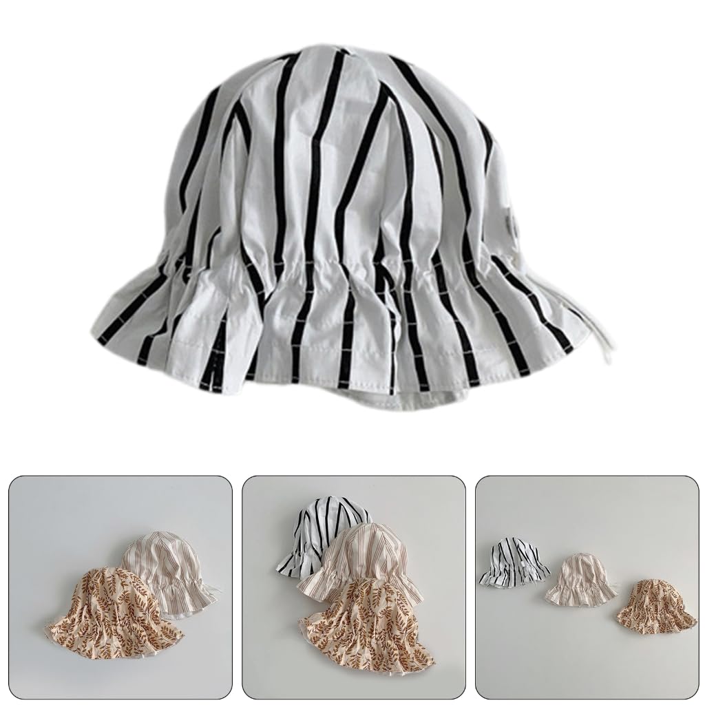 Baby Bucket Hat Comfortable Cotton Sunhat Sweet Fisherman Caps Designing for Infants Sun Protections