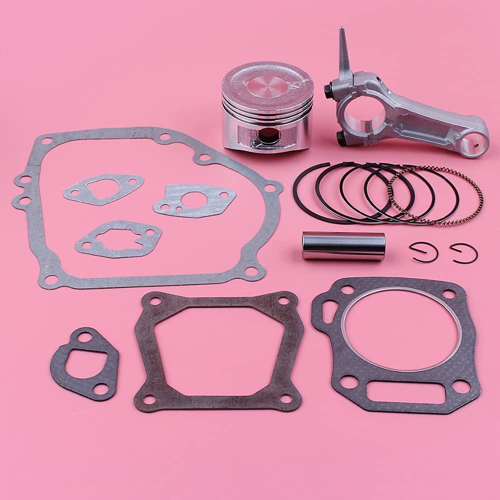 [Accesorios de herramientas] Kit de junta completa de anillo de pistón de 68mm de biela Compatible con Honda GX160 5.5HP GX 160 Motor cortacésped pieza de repuesto