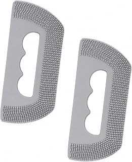 2 Pcs Grey Pet Hair Remover Flexible with No Sharp Edges Pet Supplies for Sofa, Car, Furniture, Clothes, Bedding & Rugs Reusable Cat Hairs Remover and Dog Hair Removers (2Pcs)