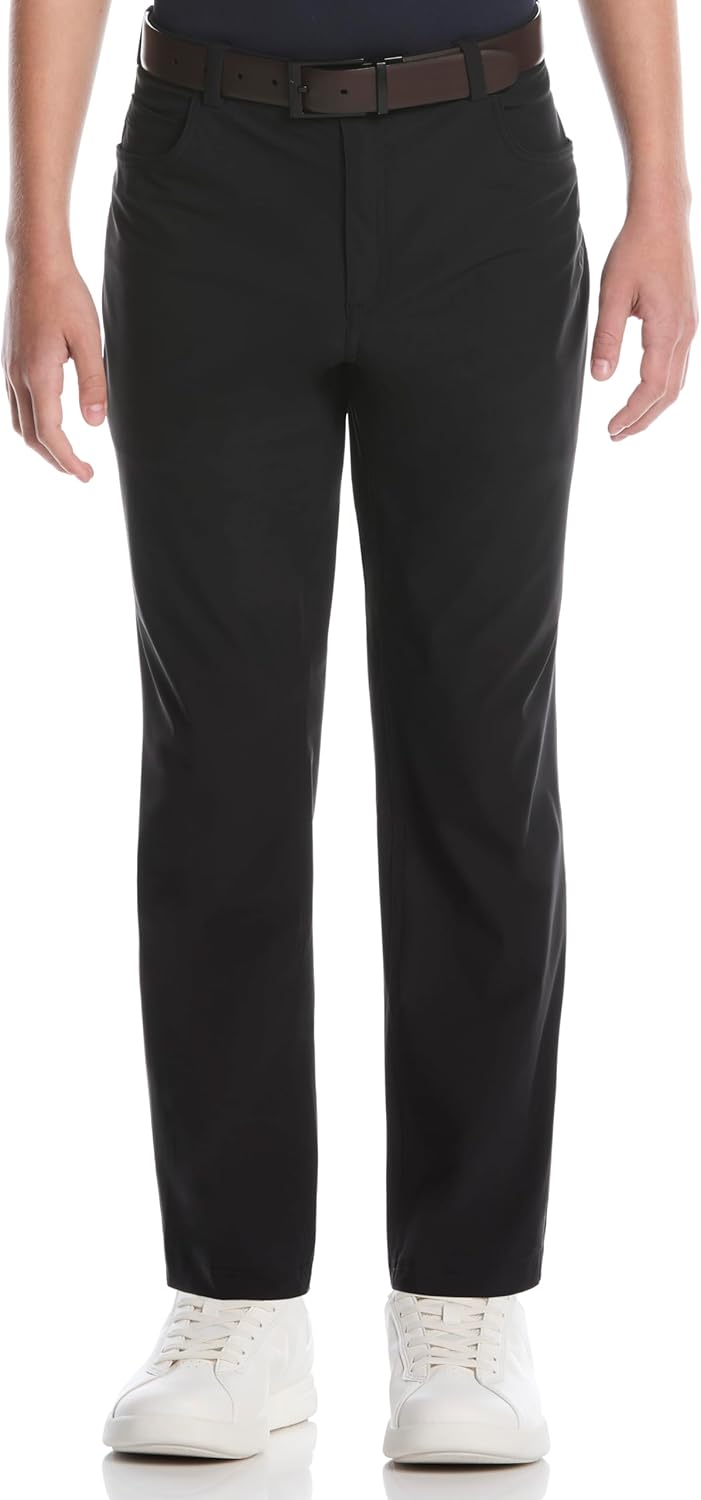 PGA Tour Boys' 5-Pocket 25 1/2" Inseam Golf Pants