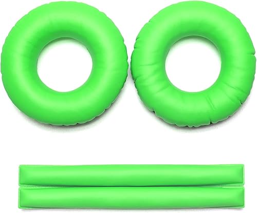Miniatura 2 de Almohadillas de repuesto de color verde con diadema de espuma compatible con auriculares Sennheiser HD25 HD 25 HD 25-1 HD25-1ii HD25SP HMD25 HME25