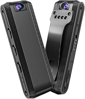 Body Camera, 1080P HD Anti Shake BodyCam with Back Clip, 180Â° Rotatable Lens, Portable Sport Video Camera with Night Vision, for Travel Walking Delivery