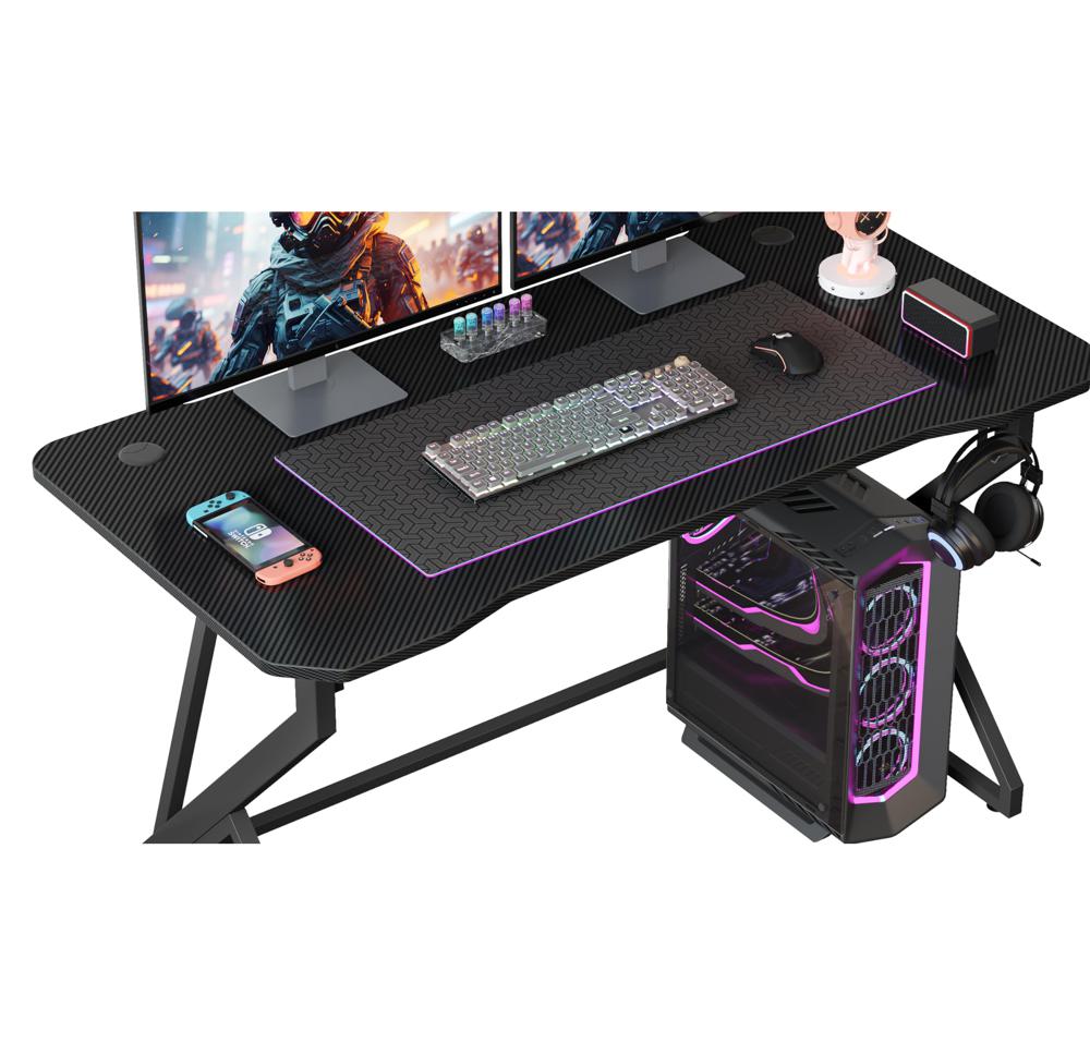 Amazon.com: Grandder Gaming Desk Z Shaped 40 Inch Gamer