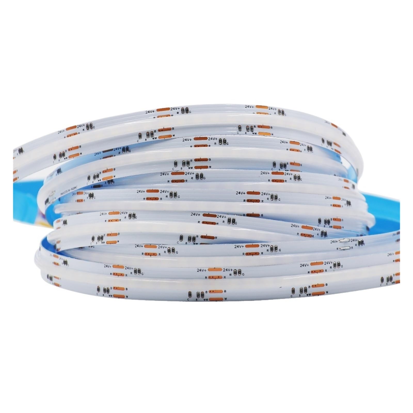 5V 12V 24V COB LED Streifen RGB RGBW RGBWW RGBCCT Flexible Licht Band 576 784 840LEDs/M Hohe Helle Dekor Lichter for Innen Zimmer(24V RGBCCT 840LEDs,4m)