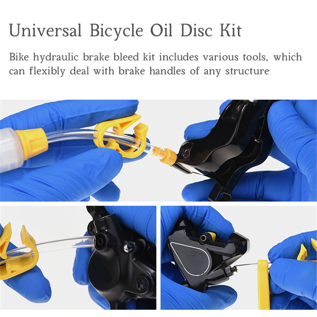 Strumenti di Manutenzione Lavorazione comodità Ampio utilizzo Manutenzione della Bici Kit di spurgo dei Freni Pratico Strumento per Dischi Idraulici, Tipo 5