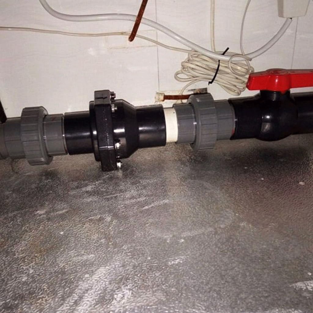 Válvula de cierre con rosca, Válvula de retención aleta UPVC Conector plástico ID 20-75 mm