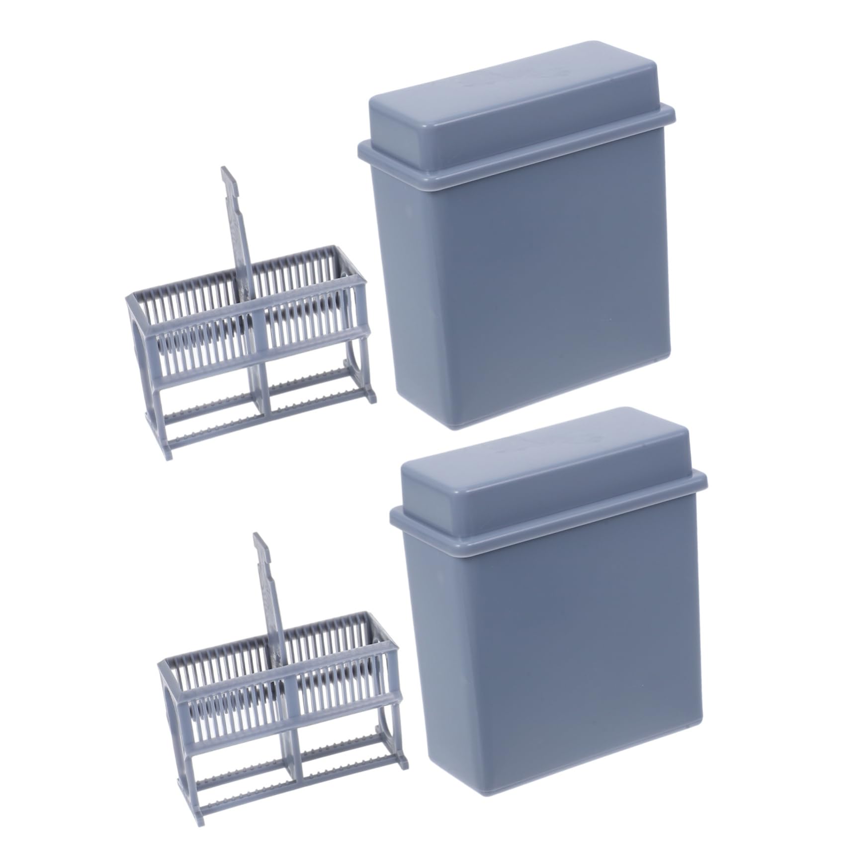 Alipis 2Sets Slide Staining Rack Organizer for Microscope Slides Place Holder for Lab Experiments Flexible Use Convenient Operation Efficient Tissue Sample Repair