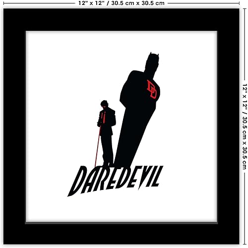 Miniatura 6 de Trends International Gallery Pops Marvel Comics Daredevil - Lienzo decorativo para pared, diseño de Matthew Murdoch Devil Duality, 12.00 x 12.00