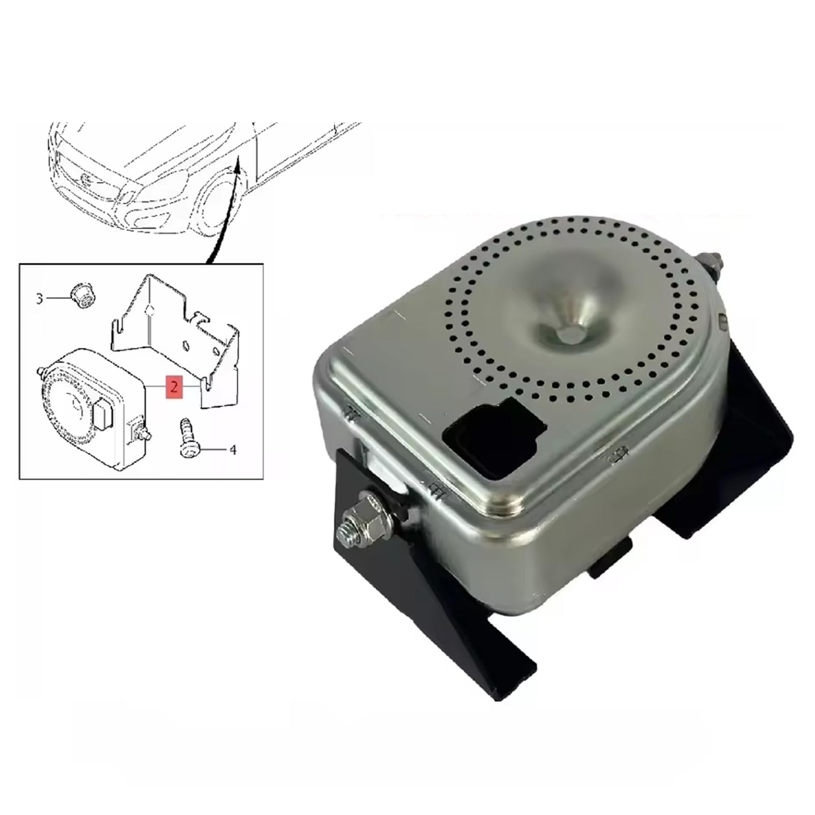 Generisch Wetterfester automatischer Sicherheitsalarm mit geringem Stromverbrauch, wetterfestes Design für XC70 V60CC S60CC 30659882 Fahrzeugsicherheitsalarm
