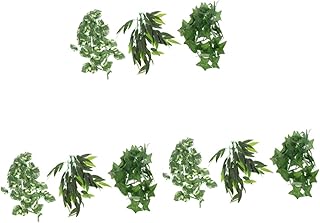 Abaodam 9 Peças Caixa De Escalada Para Animais De Estimação Planta Tanque De Répteis Decoração Plantas Lagartos Répteis Com Sucção Terrário Terrário Réptil Plantas Suspensas Plantas