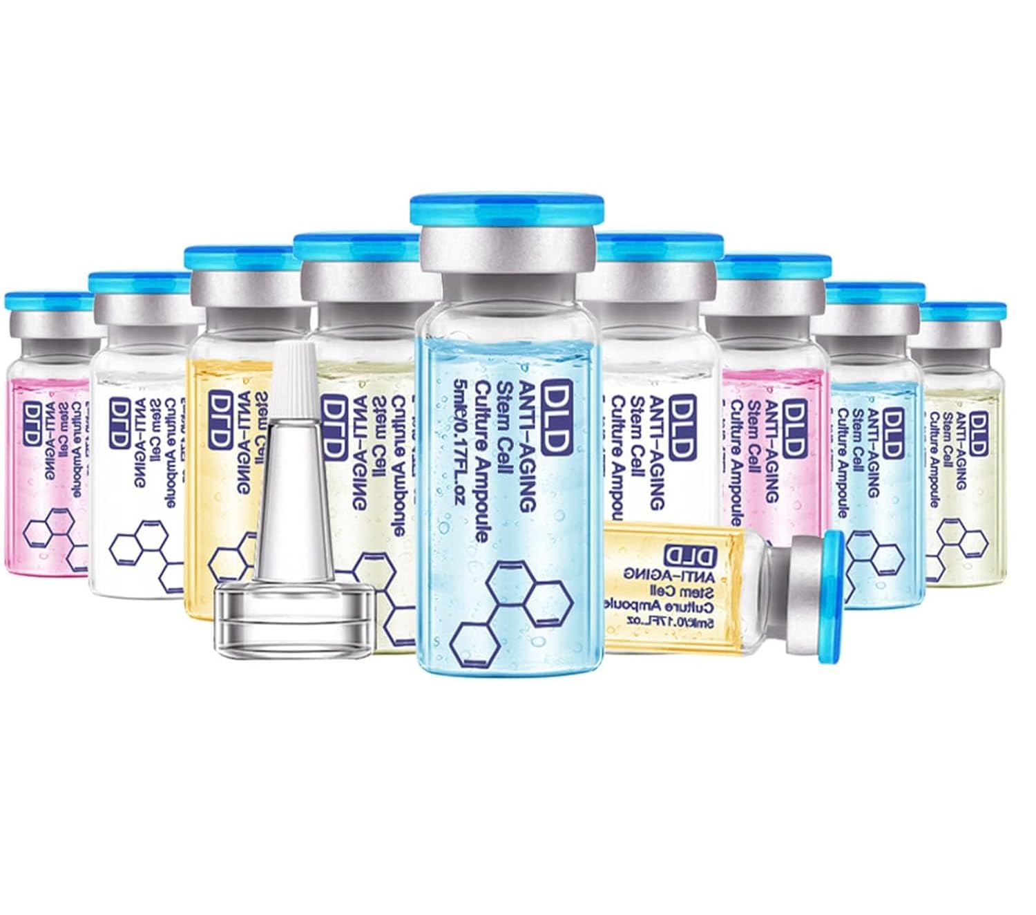 Essence BB Glow Serum Starter Kit - 10 Small Bottles, Achieve Flawless Results With BB Glow Serum For Microneedling Treatment